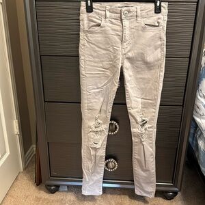 Greyish American Eagle Hi-Rise Jegging Size 4